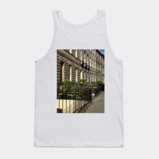 Flowers And Houses In Edinburgh Terrace Tank Top